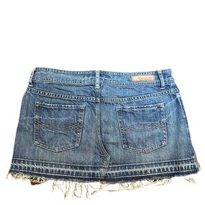 Abercrombie and Fitch Very Mini Jean Skirt